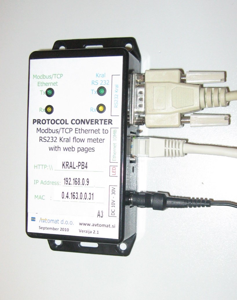 Avtomat d.o.o. Protocol converter, TEB